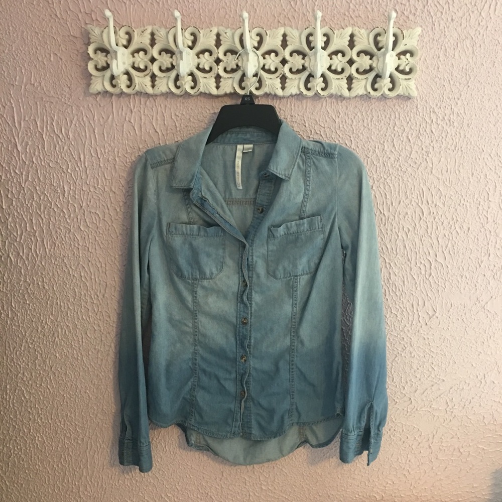 Ombré Jean Shirt